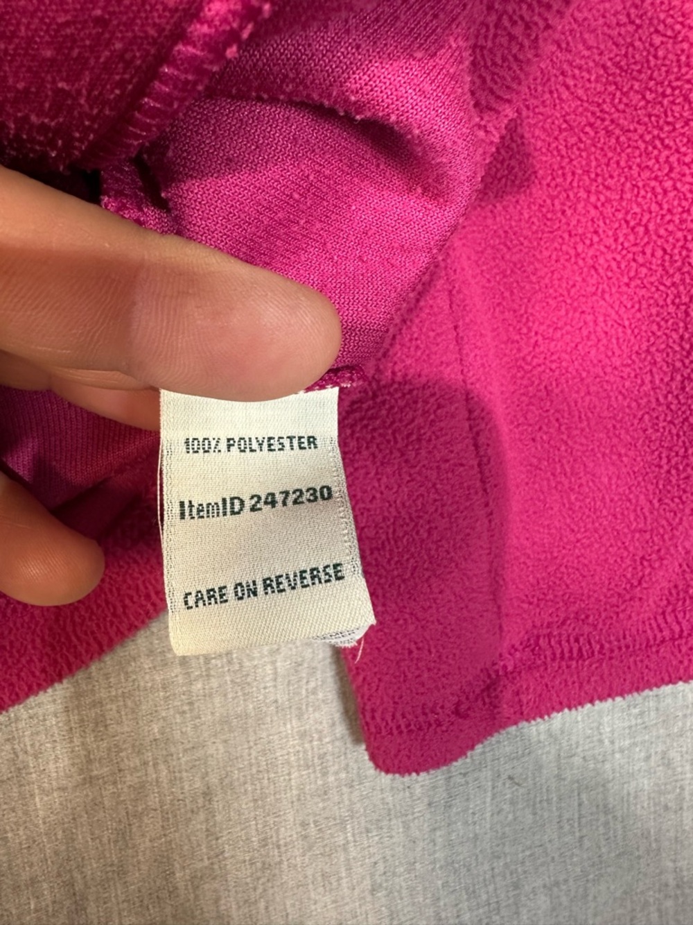 L.L. Bean Women's Full‑Zip Fleece Jacket - Raspberry Pink - Picture 4 of 5